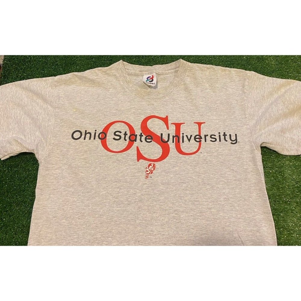 Vintage Ohio State Buckeyes Shirt Large Gray Osu … - image 2